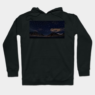 Starry Night at Uttakleiv Beach Hoodie